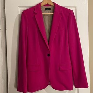 NWOT Theory Etiennette Fuchsia Tailored Blazer